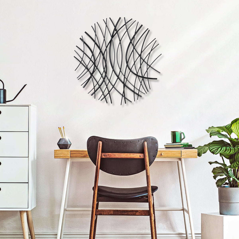 5847BK - Eleni Black Wall Decor