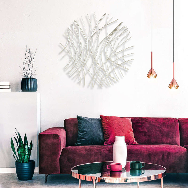 5848SV - Eleni Silver Wall Decor