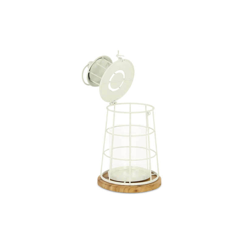 5895WT-S - Caler White Lighthouse Décor