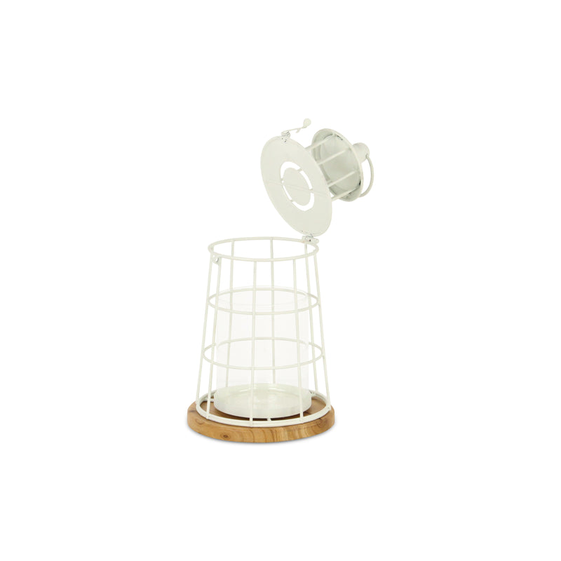 5895WT-S - Caler White Lighthouse Décor