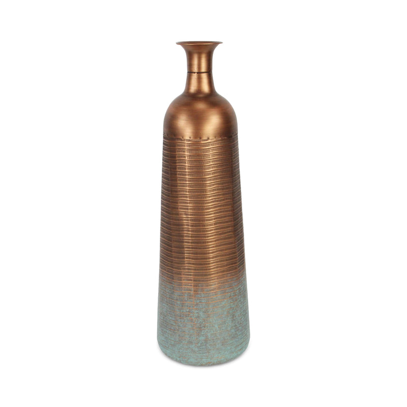 5898L - Kyani Copper Vase Décor
