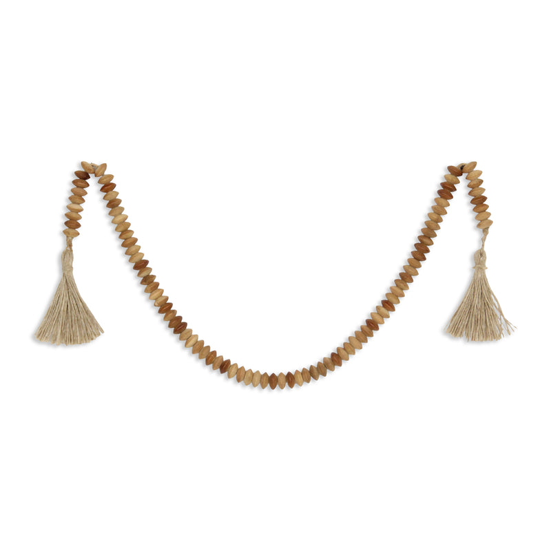 5904 - Akaida Wood Tassel Décor