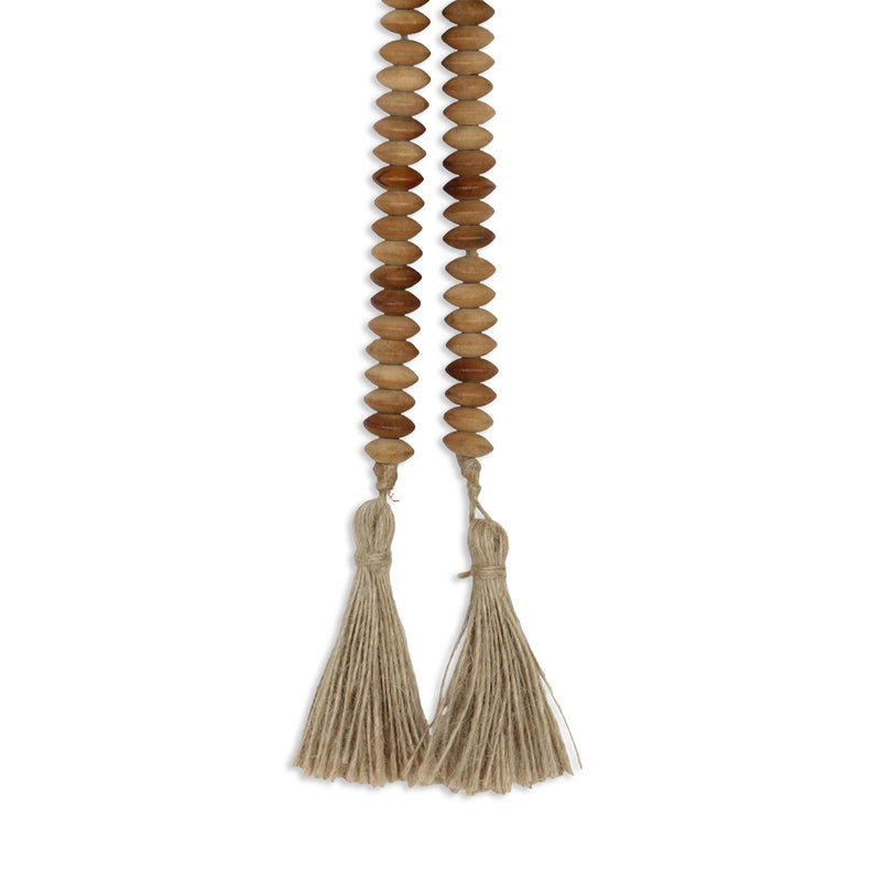 5904 - Akaida Wood Tassel Décor