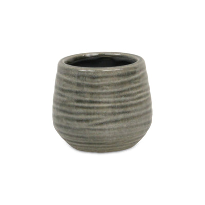 5924GR - Fairloam Wavey Gray Pot