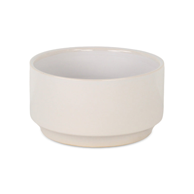 5932WT - Elegora Wide Off-White Pot