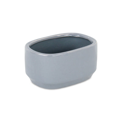 5934GR - Elegora Rectangular Gray Pot