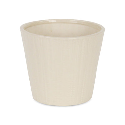 5940 - Currula Vertical Off-White Pot