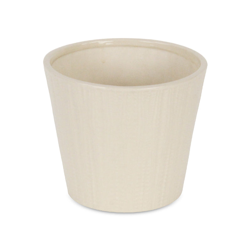 5940 - Currula Vertical Off-White Pot