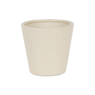 5940 - Currula Vertical Off-White Pot