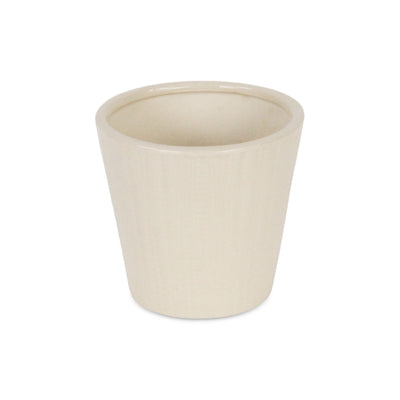 5940 - Currula Vertical Off-White Pot