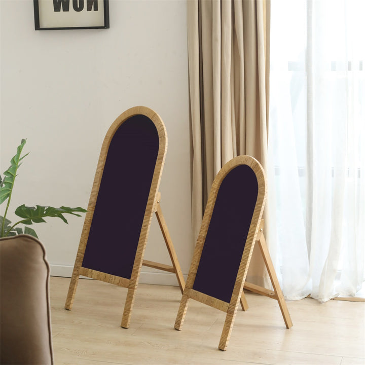 5951 - Roussilon Rattan Wrapped Chalkboard