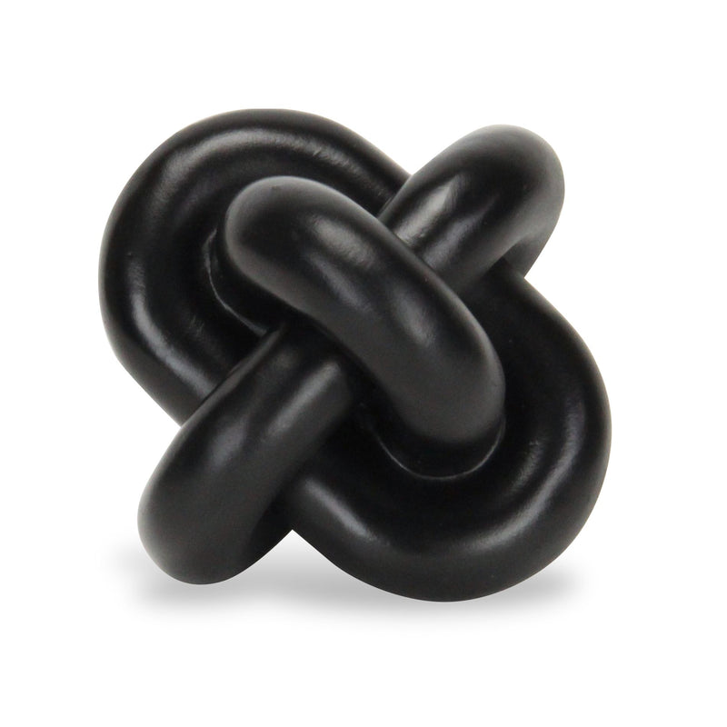 5953BK - Minyoro Resin Chain Knot - Black