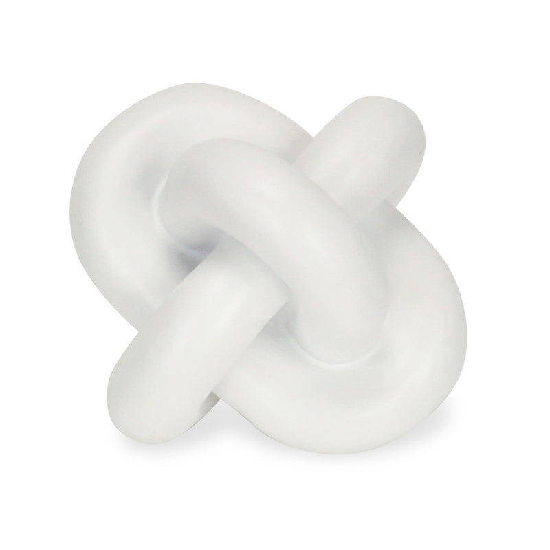 5953WT - Minyoro Resin Chain Knot - White