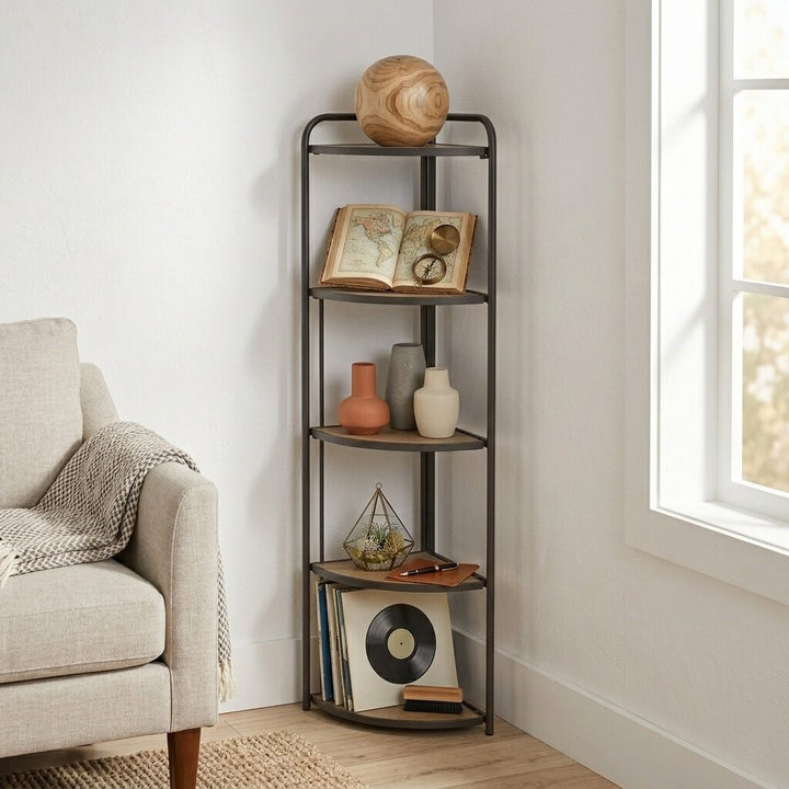5956 - Lefeld Foldable Corner Shelf