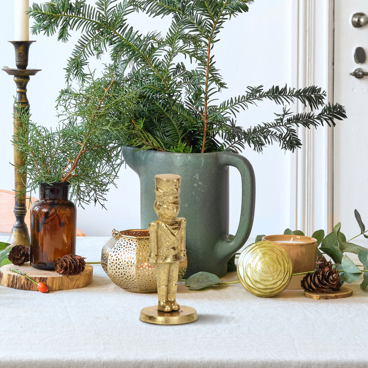 5988GD - Clara Gold Cast Iron Nutcracker