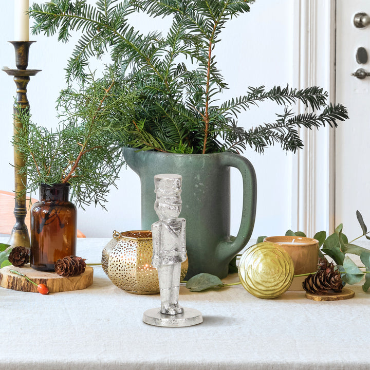 5988SV - Clara Silver Cast Iron Nutcracker