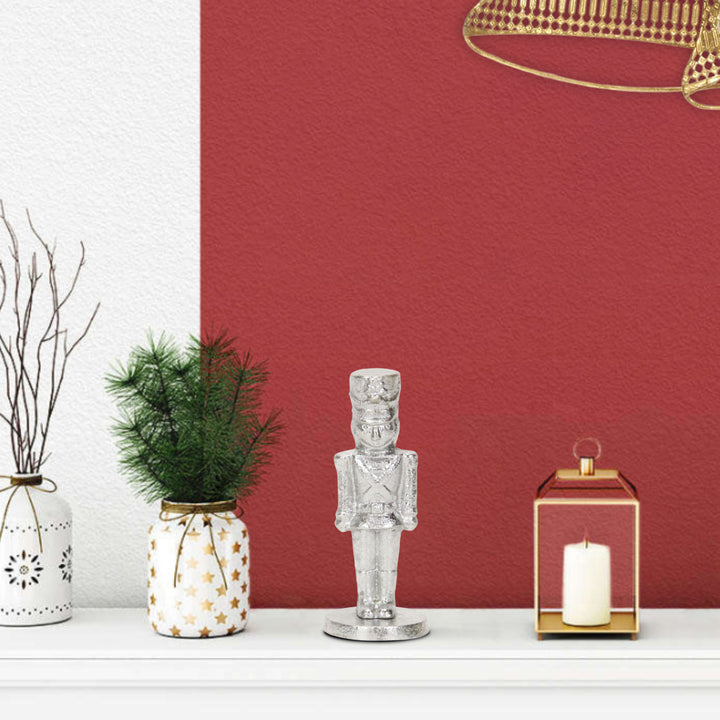 5988SV - Clara Silver Cast Iron Nutcracker