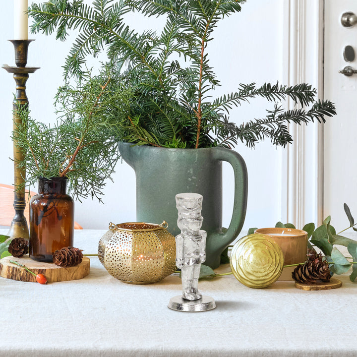 5988SV - Clara Silver Cast Iron Nutcracker