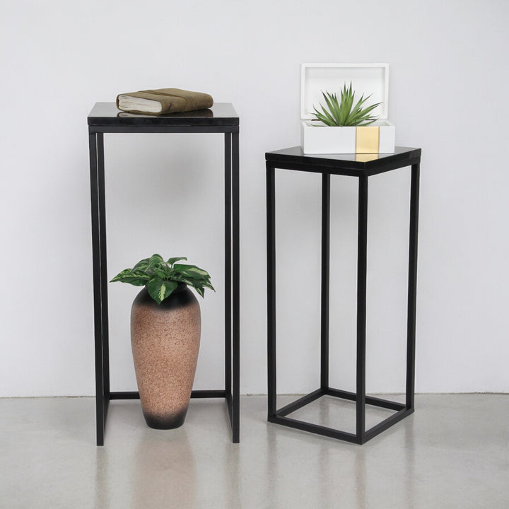 6025-2 - Sarraseau Marble Side Tables