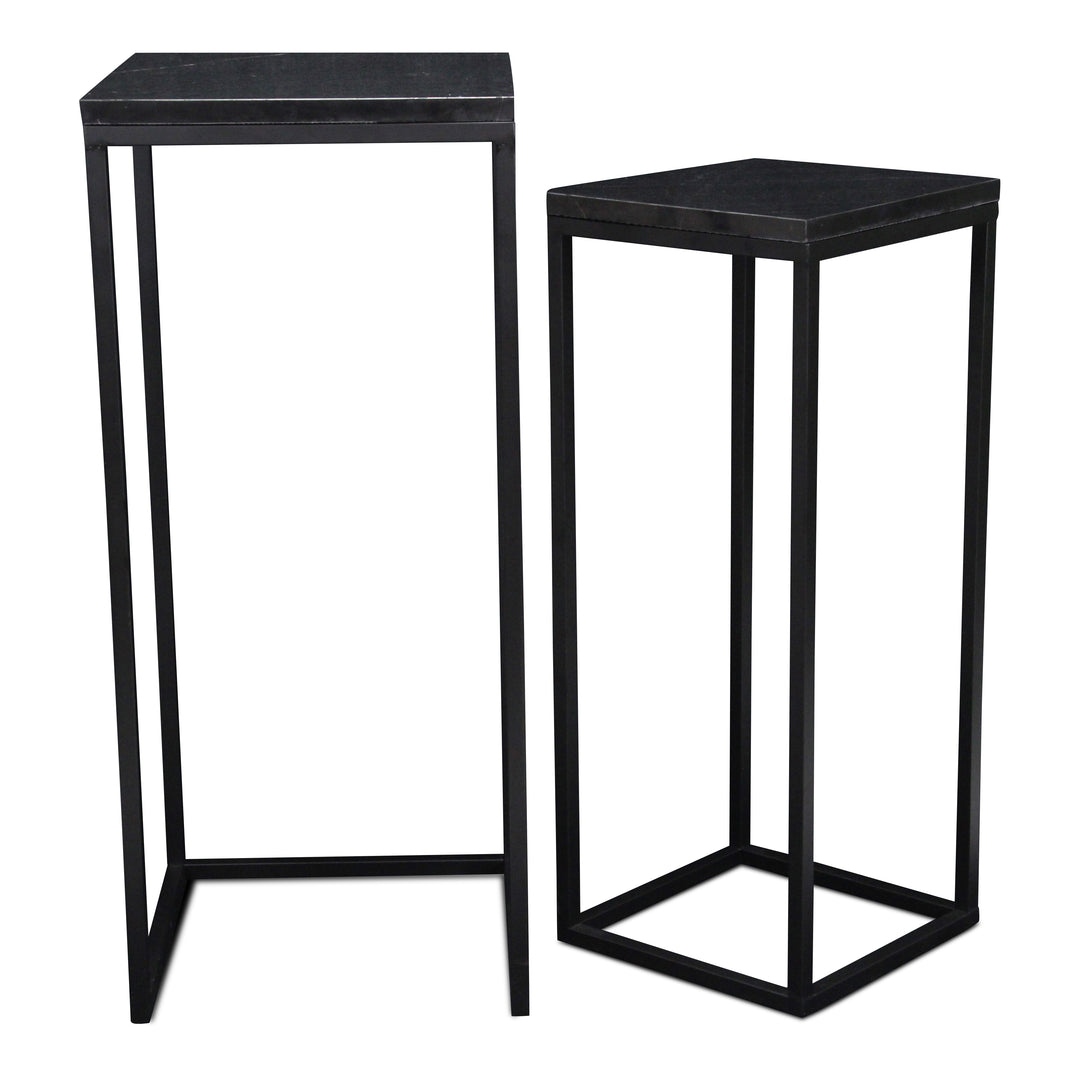 6025-2 - Sarraseau Marble Side Tables