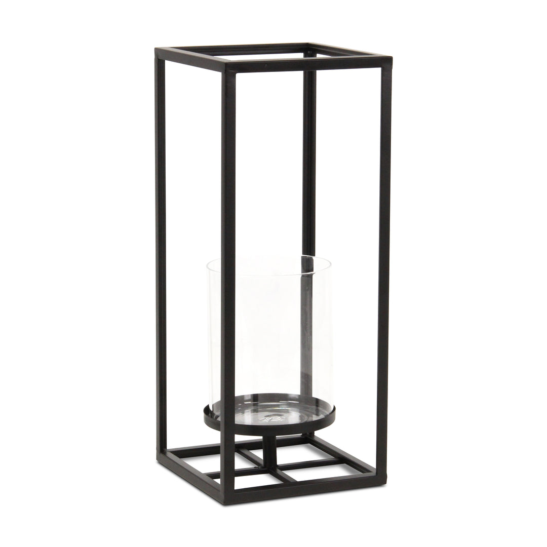 6034BK - Pembertale Black Square Lantern