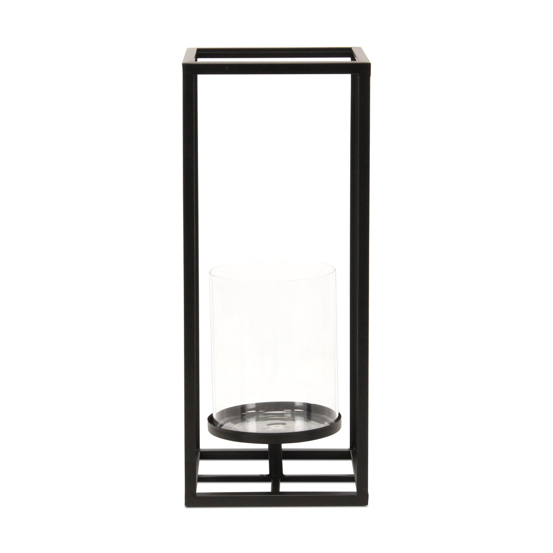 6034BK - Pembertale Black Square Lantern