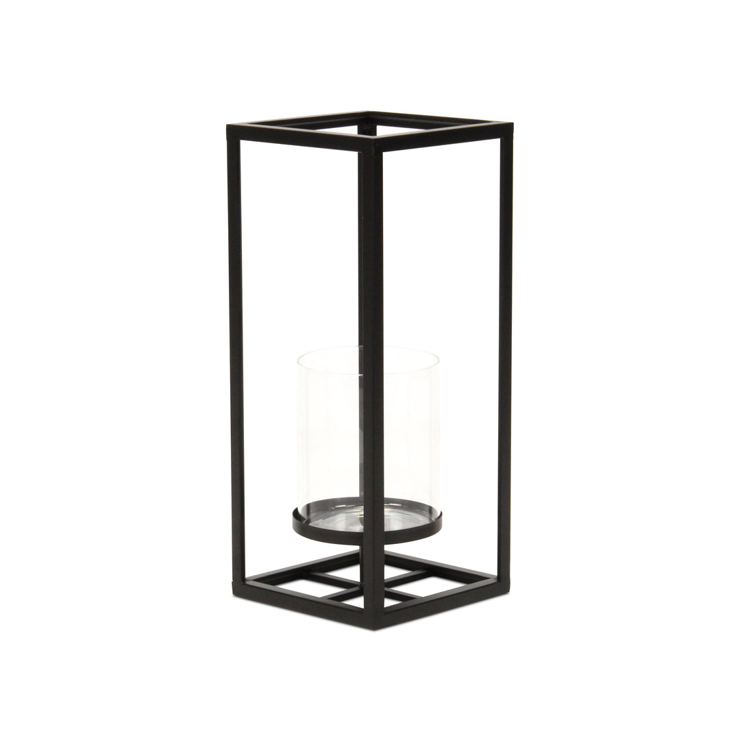 6034BK - Pembertale Black Square Lantern