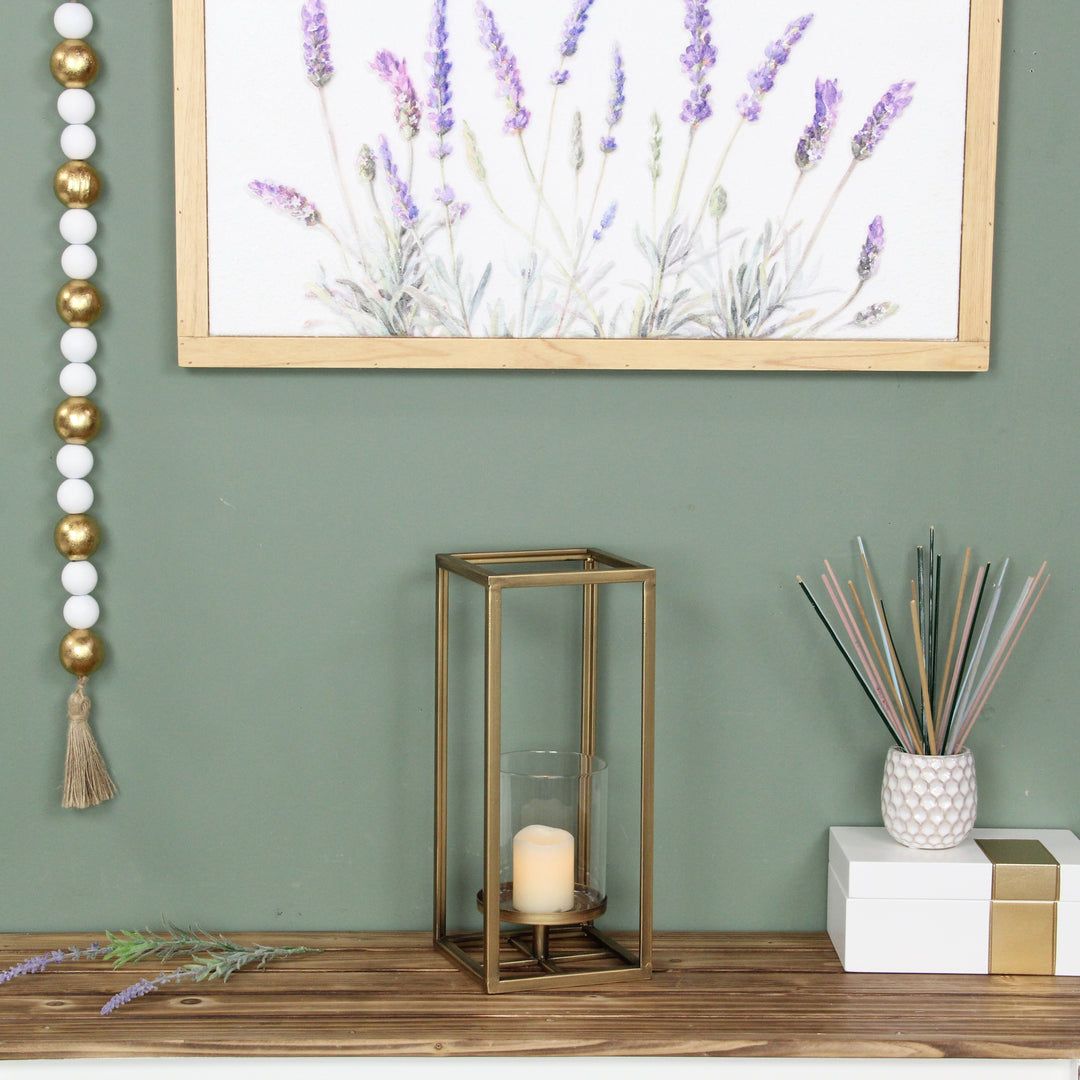 6034GD - Pembertale Gold Square Lantern