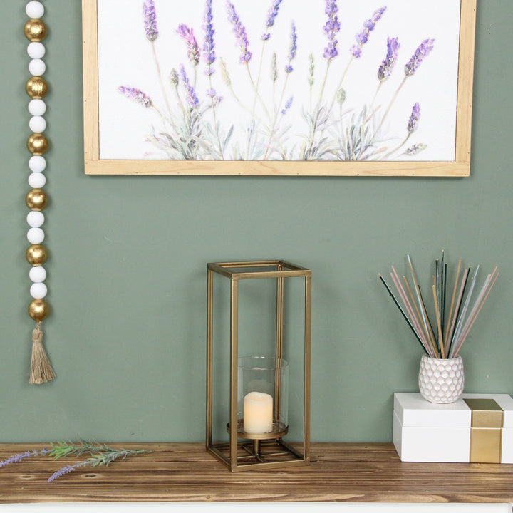 6034GD - Pembertale Gold Square Lantern