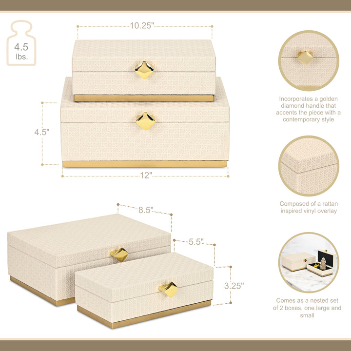 6050-2 - Baskura Vinyl Rattan Box Set