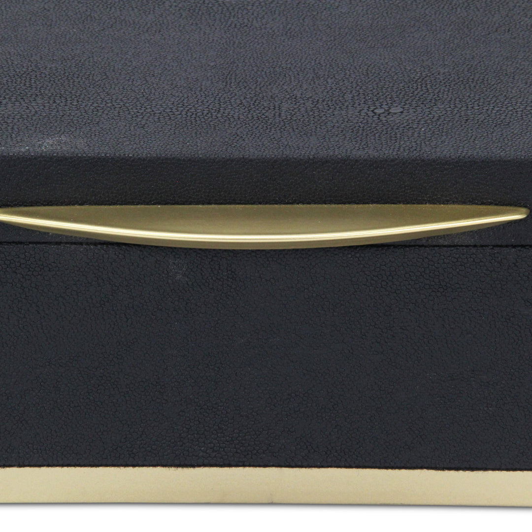 6054-2 - Zynova Rectangle Shagreen Boxes