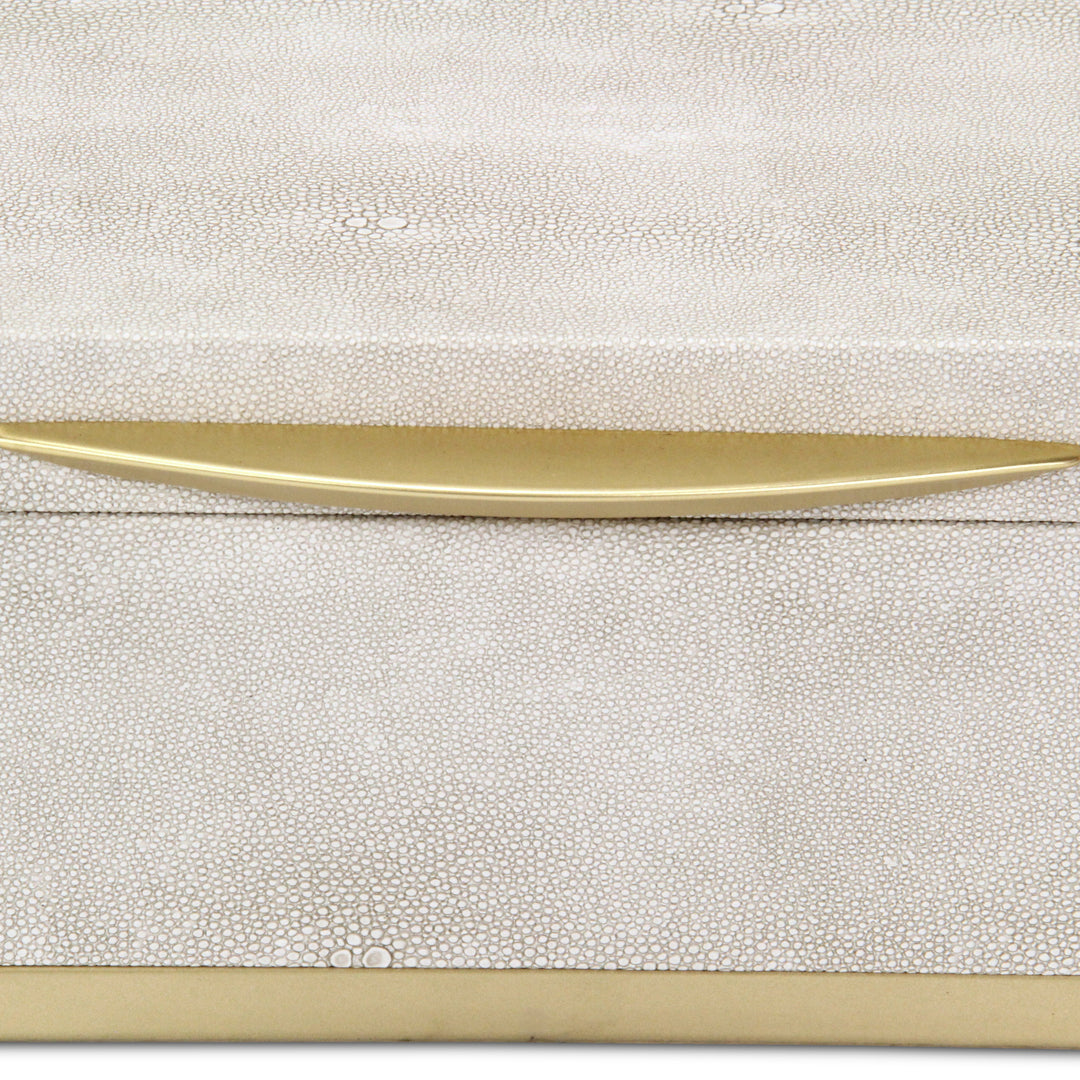 6054-2 - Zynova Rectangle Shagreen Boxes