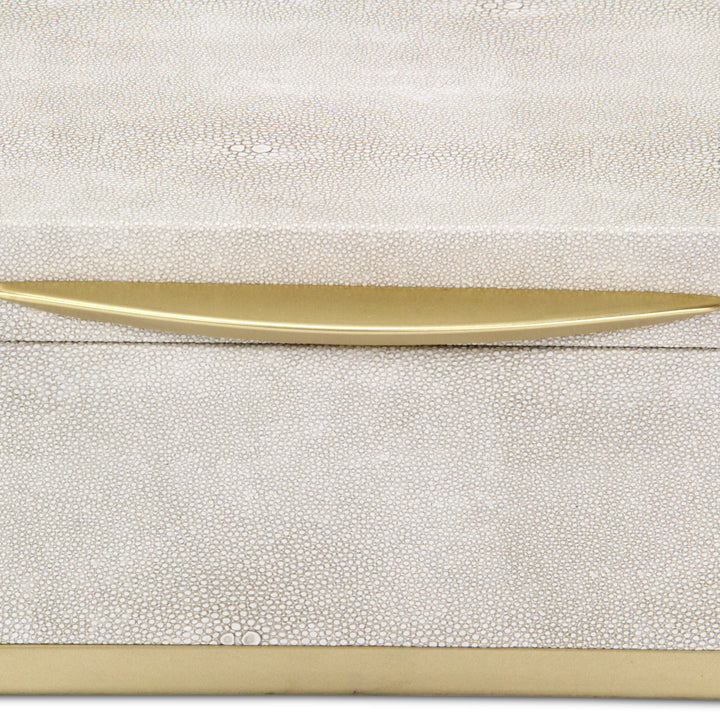 6054-2 - Zynova Rectangle Shagreen Boxes