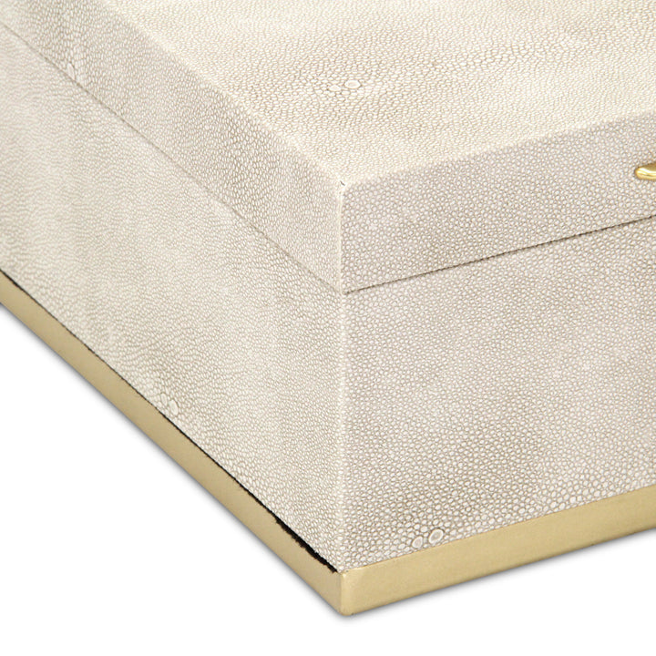 6054-2 - Zynova Rectangle Shagreen Boxes
