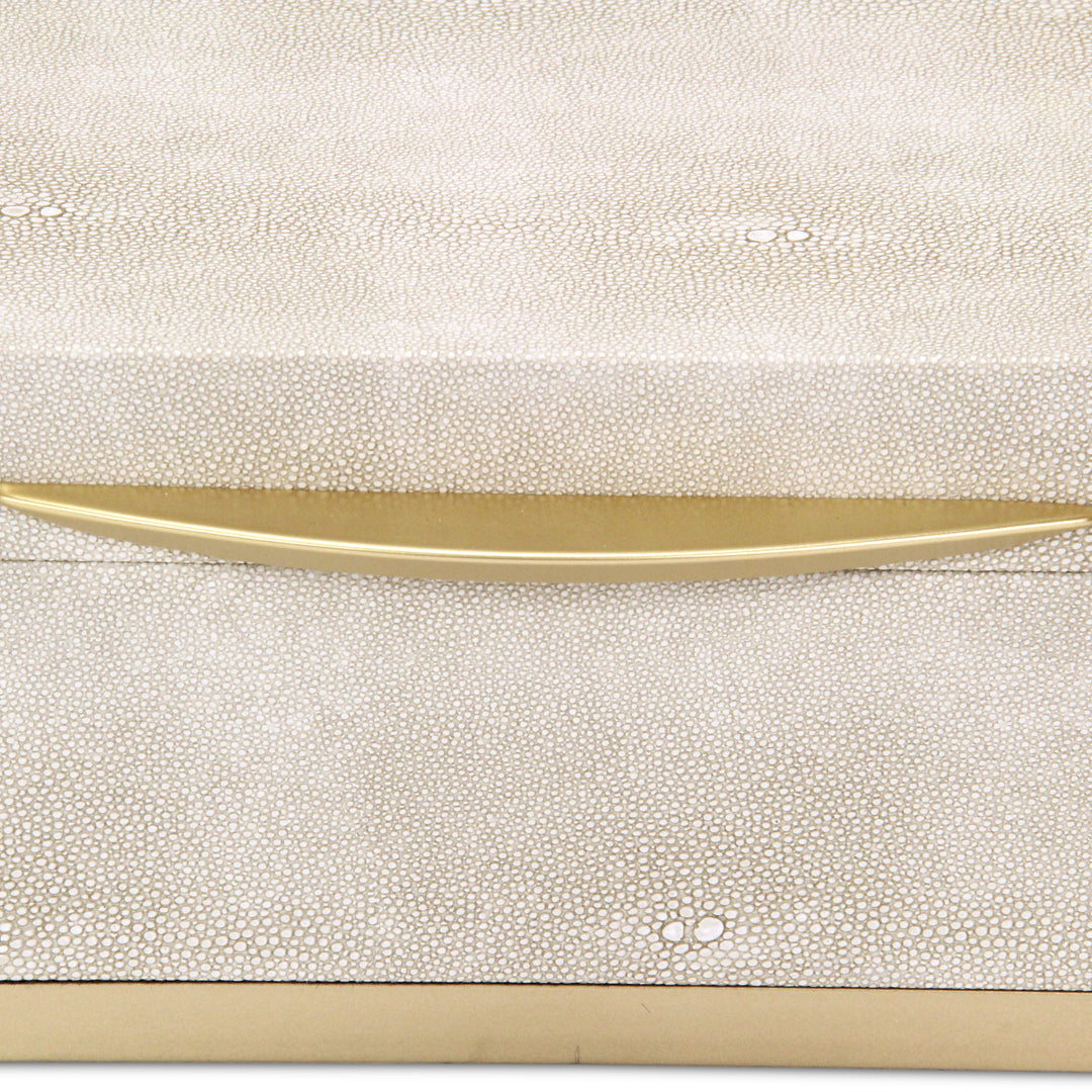 6055-2 - Zynova Square Shagreen Boxes