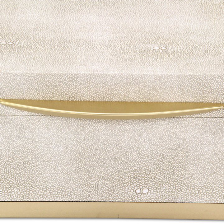 6055-2 - Zynova Square Shagreen Boxes