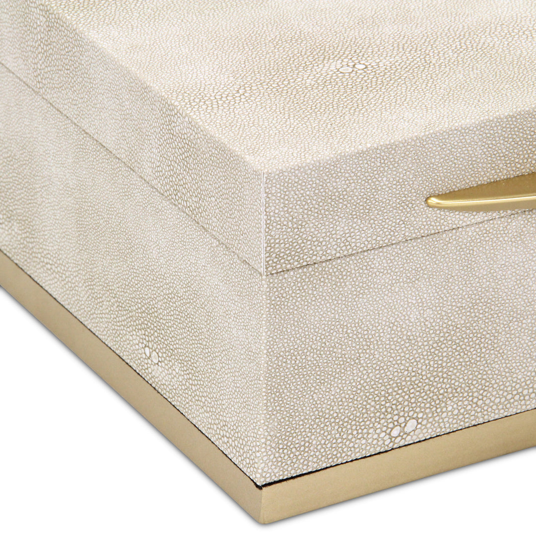 6055-2 - Zynova Square Shagreen Boxes