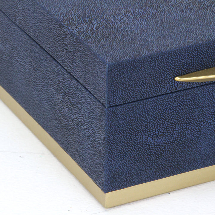 6055-2 - Zynova Square Shagreen Boxes