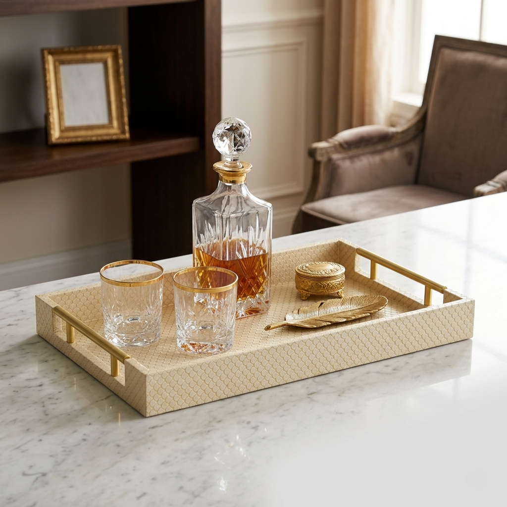 6058 - Mariline Fish Scale Tray