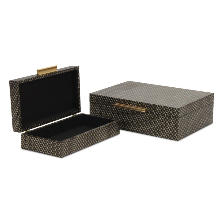 6059-2 - Mariline Fish Scale Box Set - Rectangular