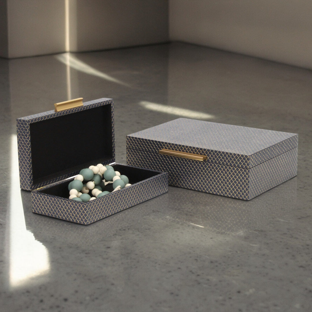 6059-2 - Mariline Fish Scale Box Set - Rectangular