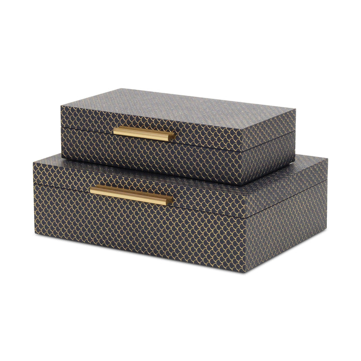 6059-2 - Mariline Fish Scale Box Set - Rectangular