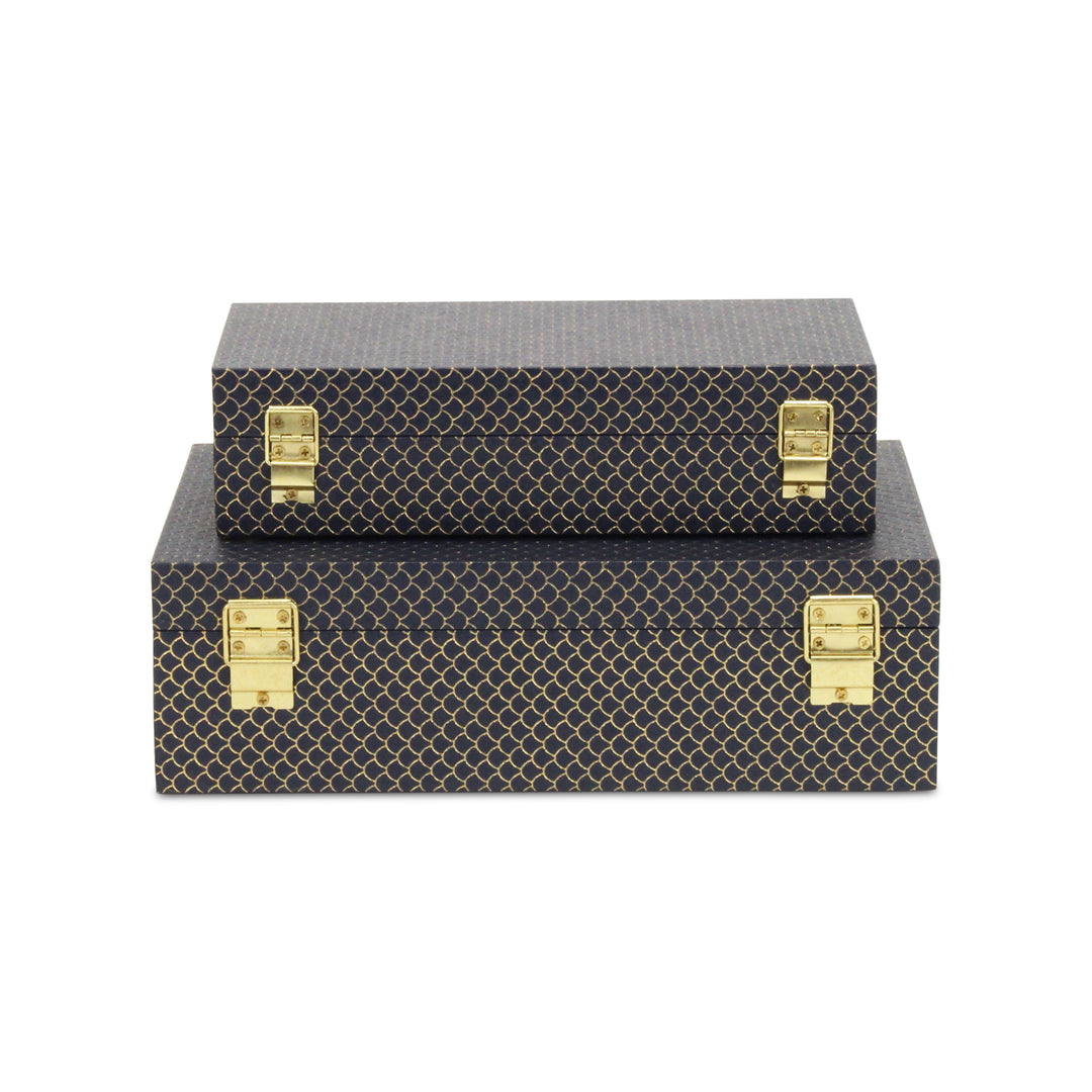 6059-2 - Mariline Fish Scale Box Set - Rectangular