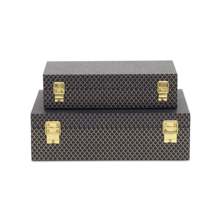 6059-2 - Mariline Fish Scale Box Set - Rectangular