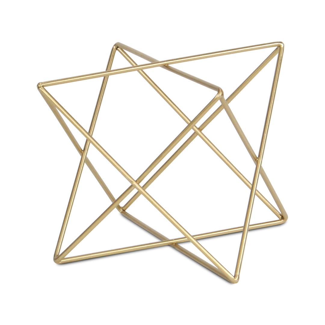 6082GD - Eclipta Gold Metal Octagram