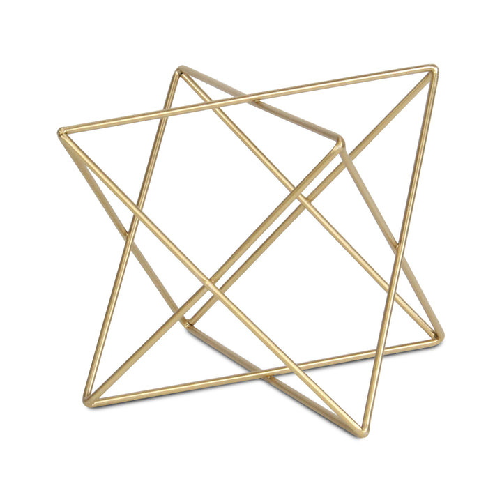 6082GD - Eclipta Gold Metal Octagram