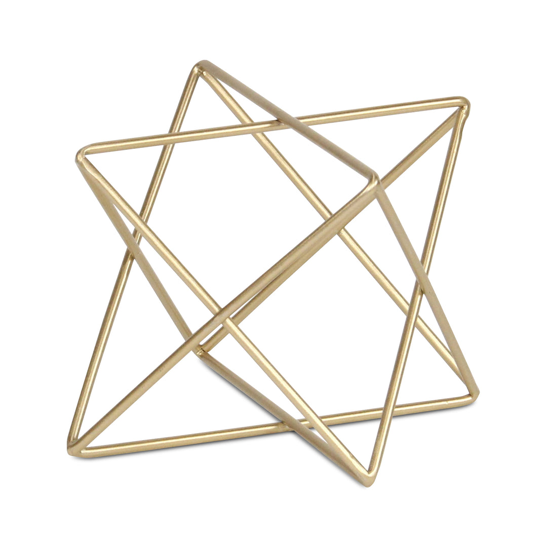 6082GD - Eclipta Gold Metal Octagram