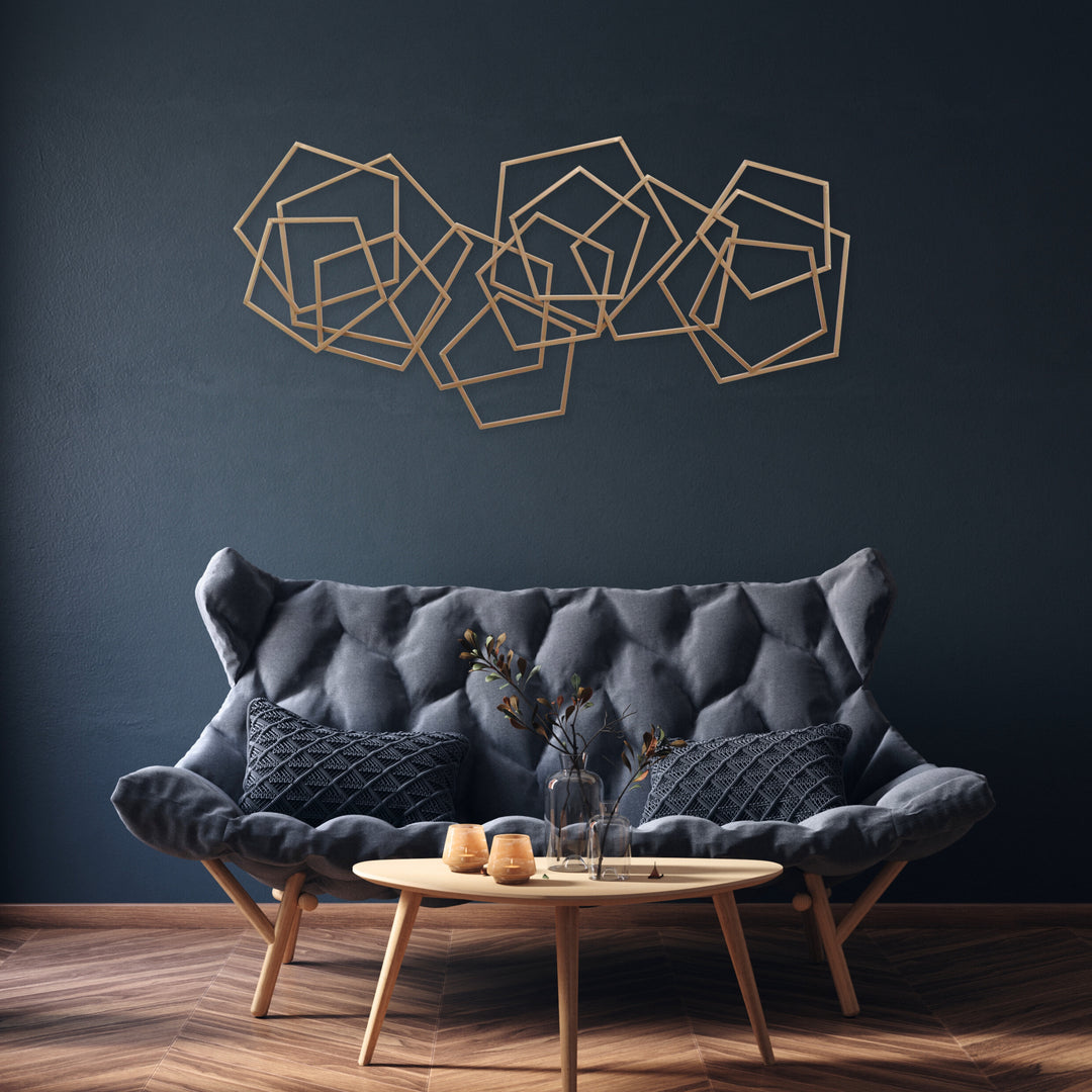 6092 - Astraga Pentagon Wall Art