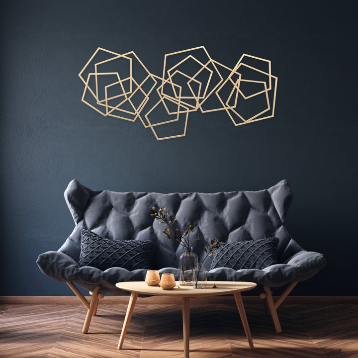 6092 - Astraga Pentagon Wall Art