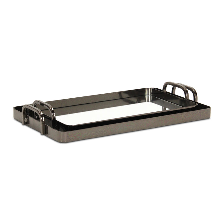 6096-2 - Nuvelle Metal Mirrored Trays